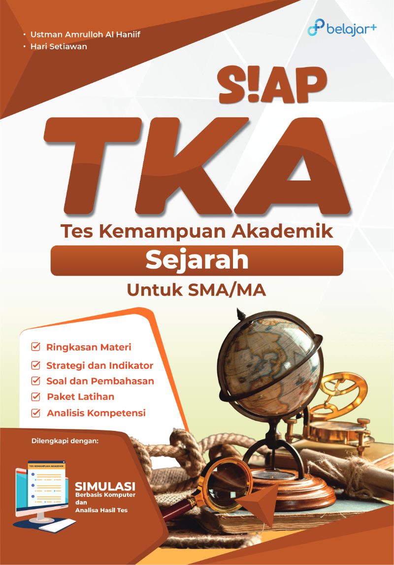 Sampul buku PS - Siap TKA Sejarah untuk SMA/MA